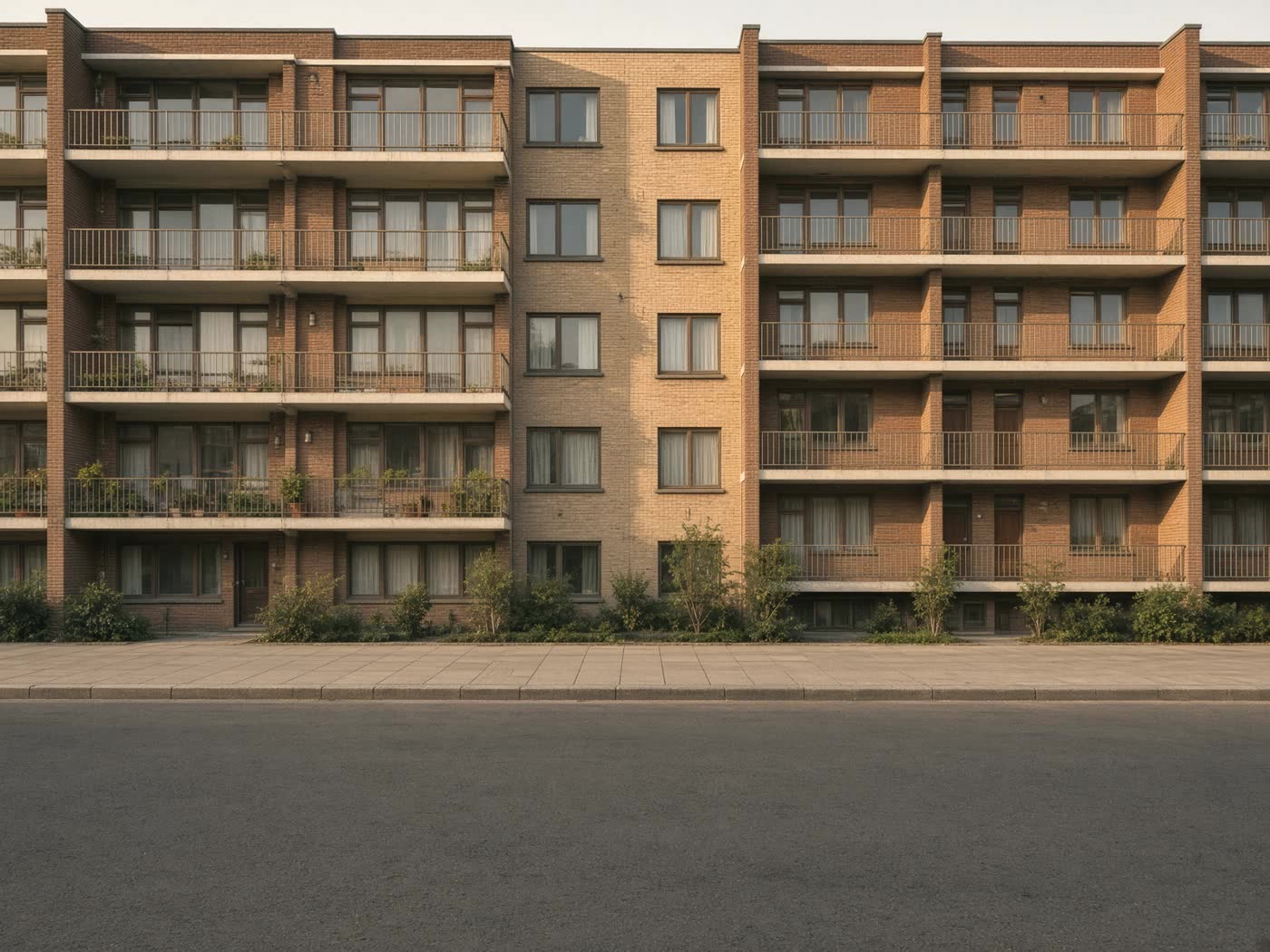 Ruggeveldlaan: appartementsgebouwen uit de jaren 60 en 70